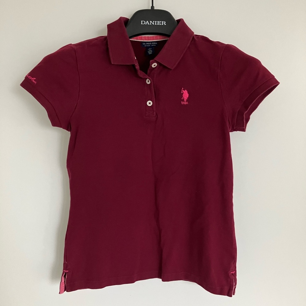 U.S. Polo Assn. Burgundy Kids Polo Shirt